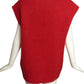 FIORUCCI- NWT 2023 Red Print Sweater Vest, Size Medium