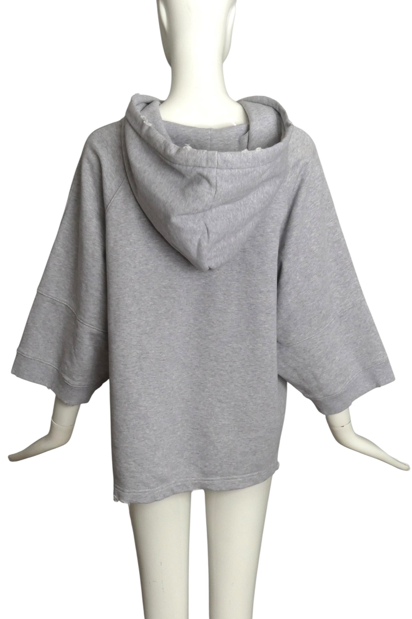 MOSCHINO COUTURE- NWT 2020 Distressed Sweatshirt Hoodie, Size 4