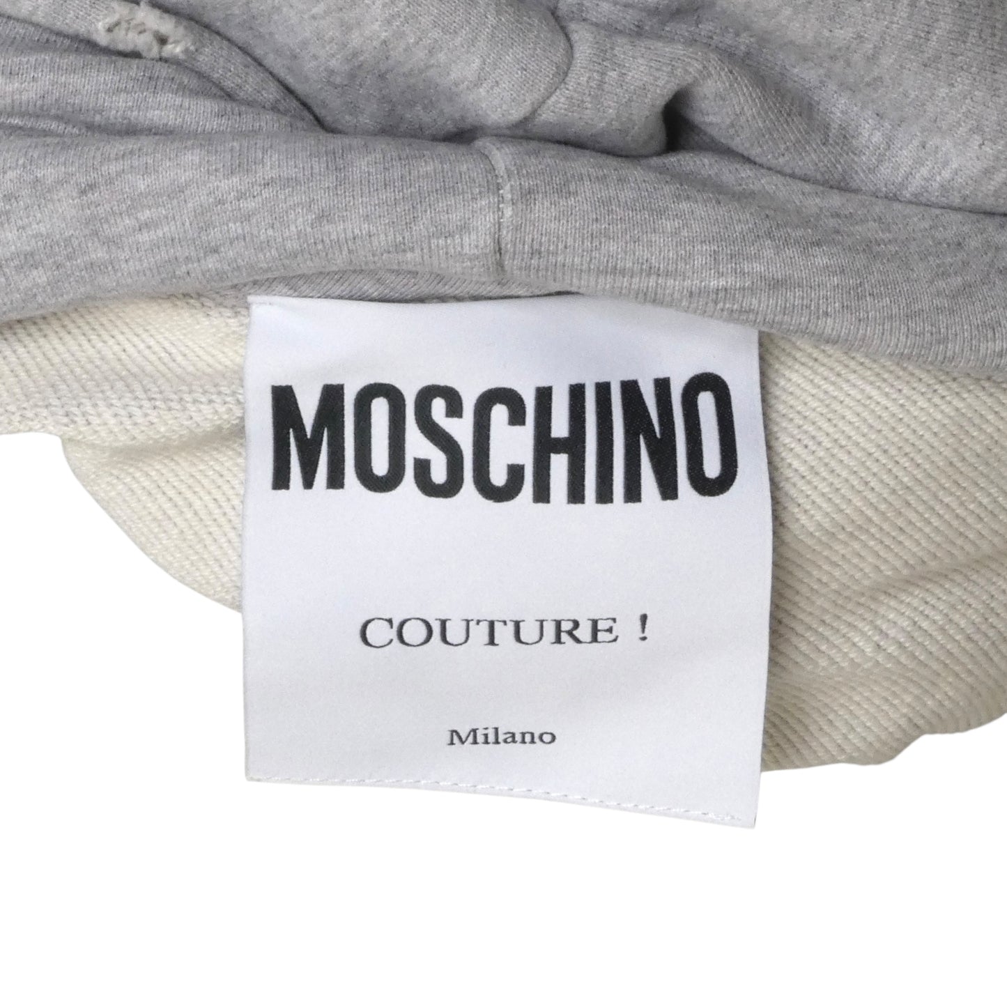 MOSCHINO COUTURE- NWT 2020 Distressed Sweatshirt Hoodie, Size 4