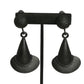 MOSCHINO- 2020 Black Witch Hat Earrings