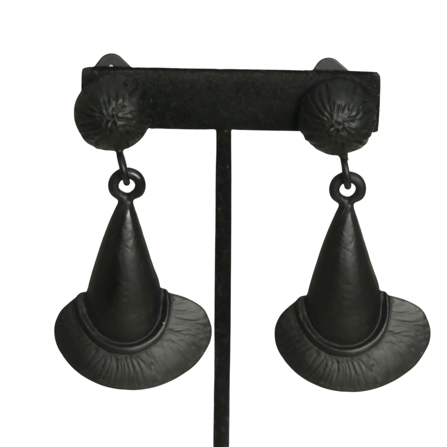 MOSCHINO- 2020 Black Witch Hat Earrings