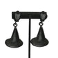 MOSCHINO- 2020 Black Witch Hat Earrings
