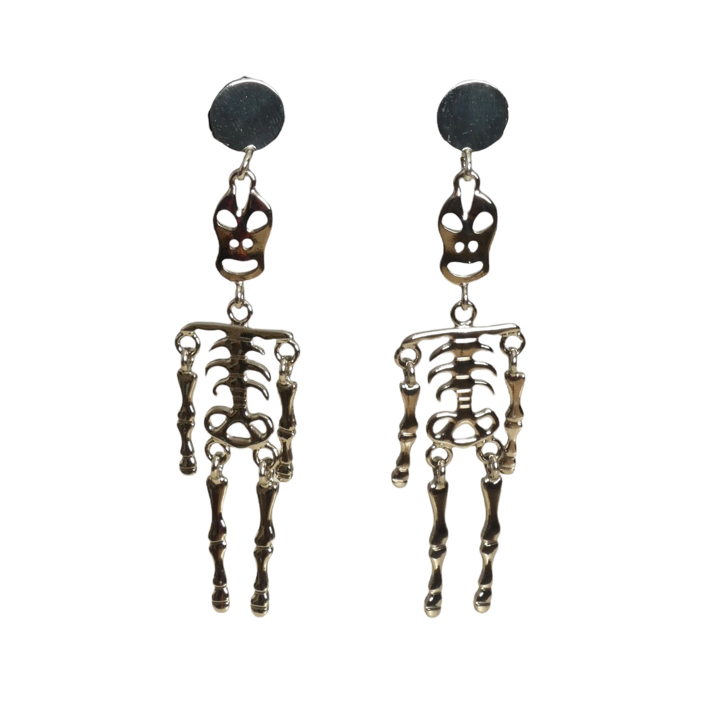 MOSCHINO- NWT 2020 Silver Skeleton Earrings