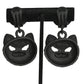 MOSCHINO- NWT 2020 Black Cat Earrings