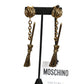 MOSCHINO- NWT 2020 Gold Broomstick Earrings