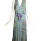 TEMPERLEY LONDON- NWT 2013 Multi Color Chiffon Maxi Dress, Size 4