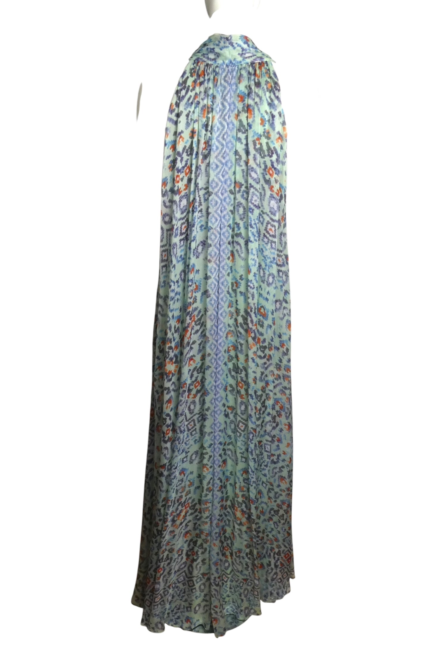 TEMPERLEY LONDON- NWT 2013 Multi Color Chiffon Maxi Dress, Size 4