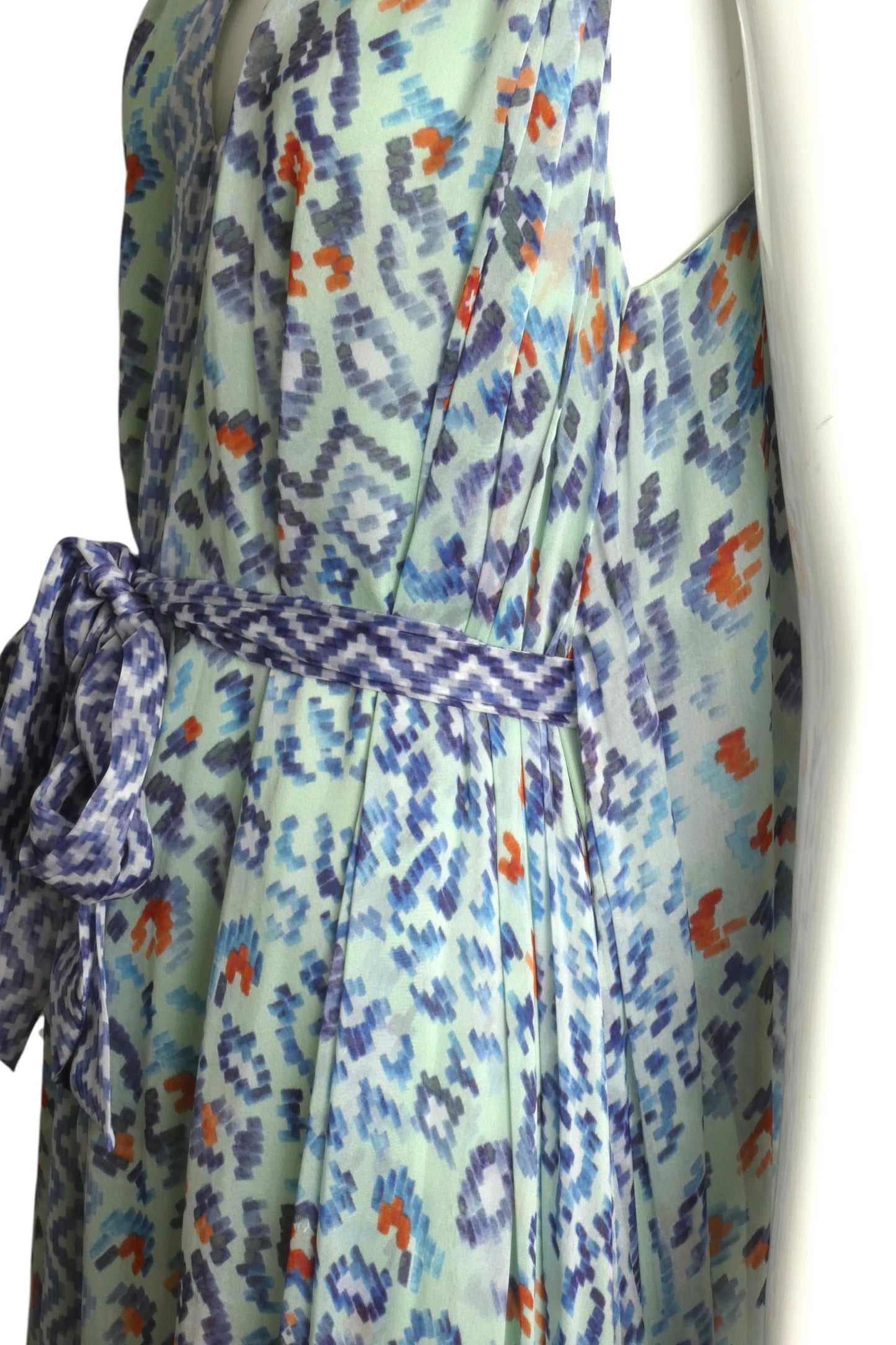 TEMPERLEY LONDON- NWT 2013 Multi Color Chiffon Maxi Dress, Size 4