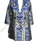 TEMPERLEY- NWT 2014 Printed Brocade Overcoat, Size 2