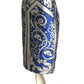 TEMPERLEY- NWT 2014 Multi Color Brocade Pencil Skirt, Size 2