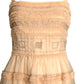 TEMPERLEY- NWT 2014 Pink Ruffled Organza Gown, Size 4