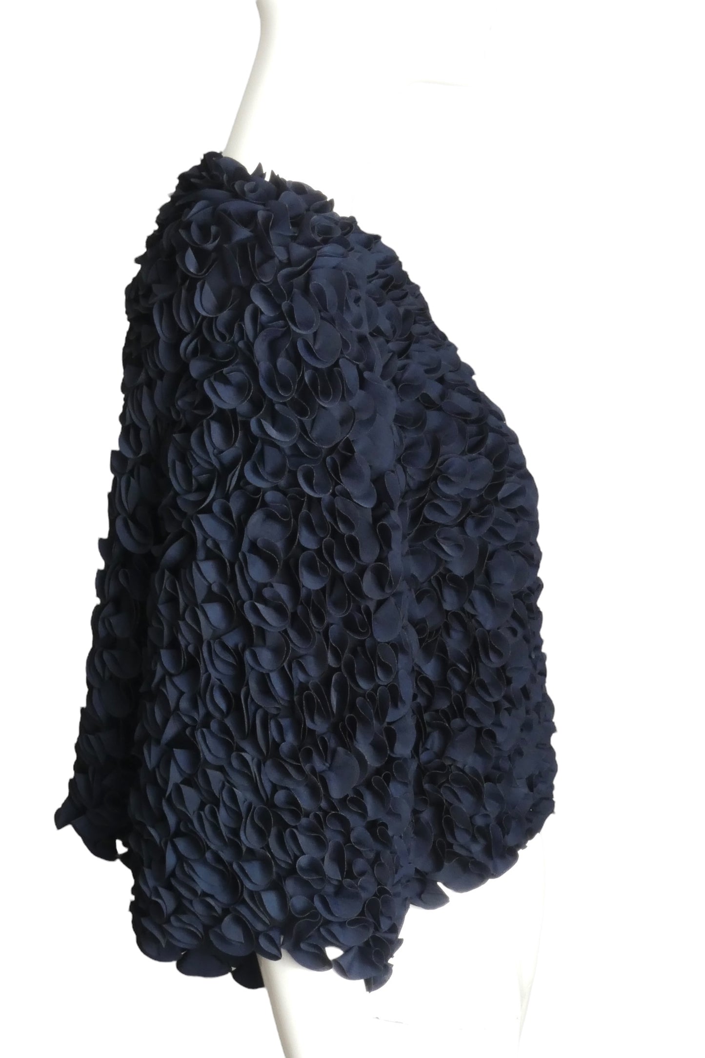TEMPERLEY- NWT 2014Navy Silk Petal Jacket, Size 6