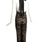 TEMPERLEY LONDON- NWT 2015 Black Lace Halter Jumpsuit, Size 6
