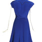 MCQ MCQUEEN- NWT 2011 Blue Western Cut Dress, Size 4