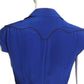 MCQ MCQUEEN- NWT 2011 Blue Western Cut Dress, Size 4