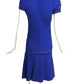 MCQ MCQUEEN- NWT 2011 Blue Knit Zipper Dress, Size 6