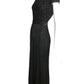 ISSA- NWT 2012 Black Velvet Knit Gown, Size 2