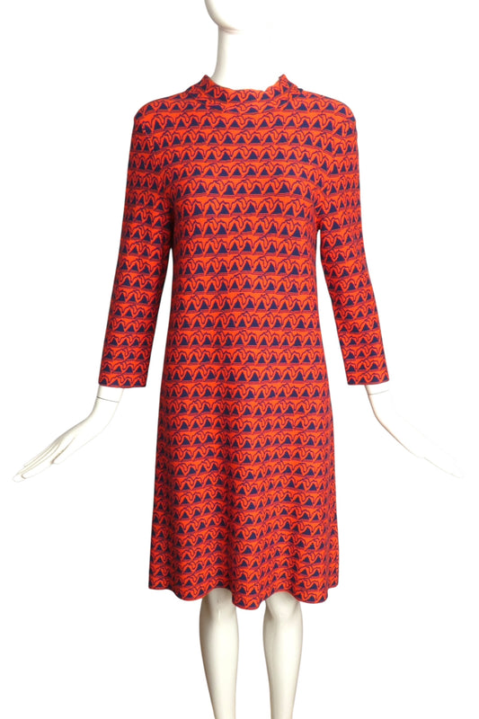 ISSA- NWT Multi Color Patterned Knit Dress, Size Medium