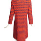 ISSA- NWT Multi Color Patterned Knit Dress, Size Medium