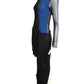 ISSA- NWT Black & Blue Sheer Knit Cocktail Dress, Size 6