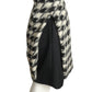 JC de CASTELBAJAC- NWT 2013 Houndstooth Fleece Skirt, Size 6