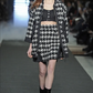 JC de CASTELBAJAC- NWT 2013 Houndstooth Fleece Skirt, Size 6
