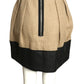 JC de CASTELBAJAC- NWT Linen & Leather Skirt, Size 6