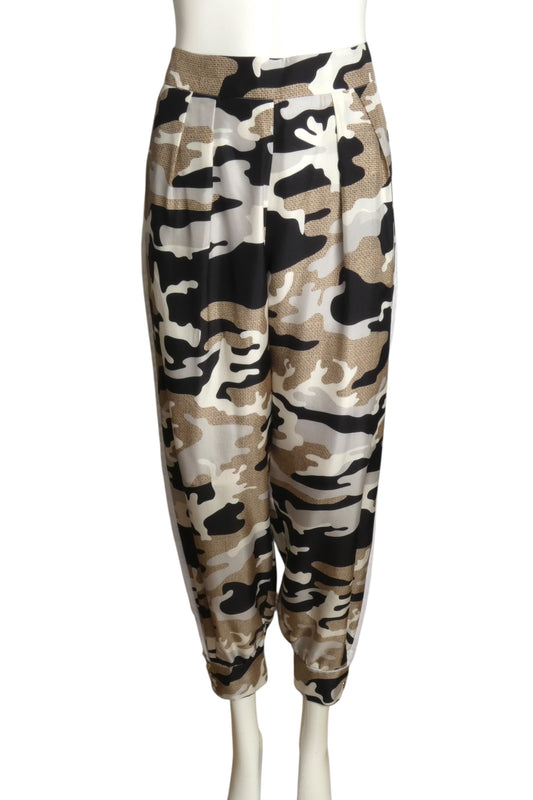 JC de CASTELBAJAC- NWT 2014 Camo Print Pants, Size 10