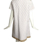 JC de CASTELBAJAC- NWT 2014 Eyelet Linen Trapeze Dress, Size 8
