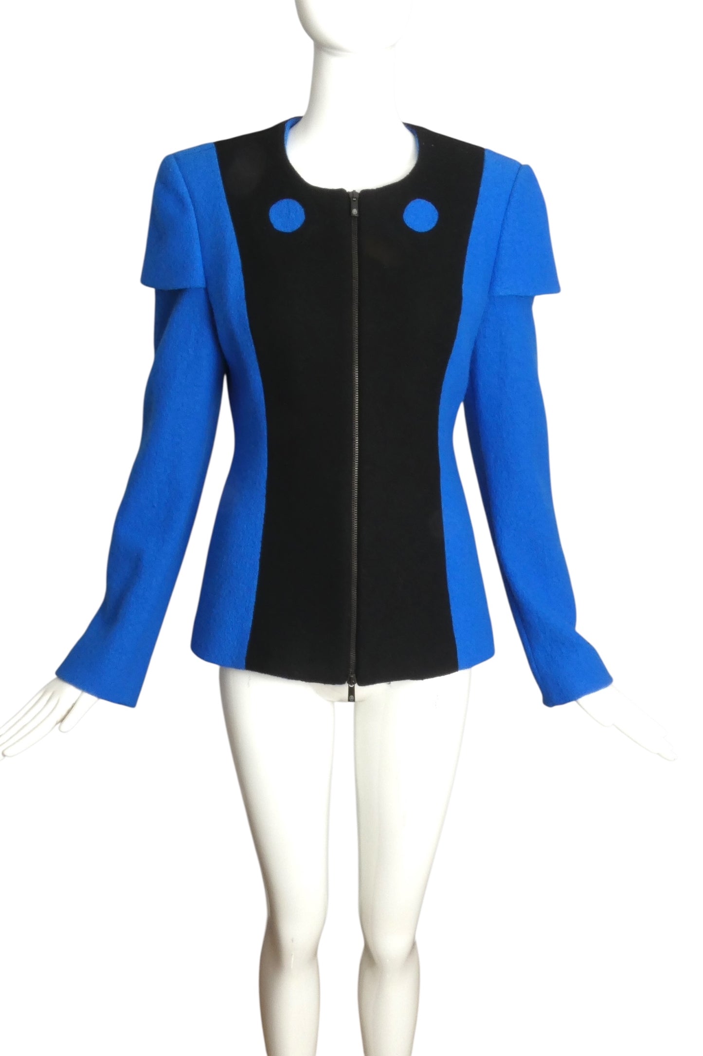JC de CASTELBAJAC- NWT 2012 Wool Boucle Jacket, Size 10