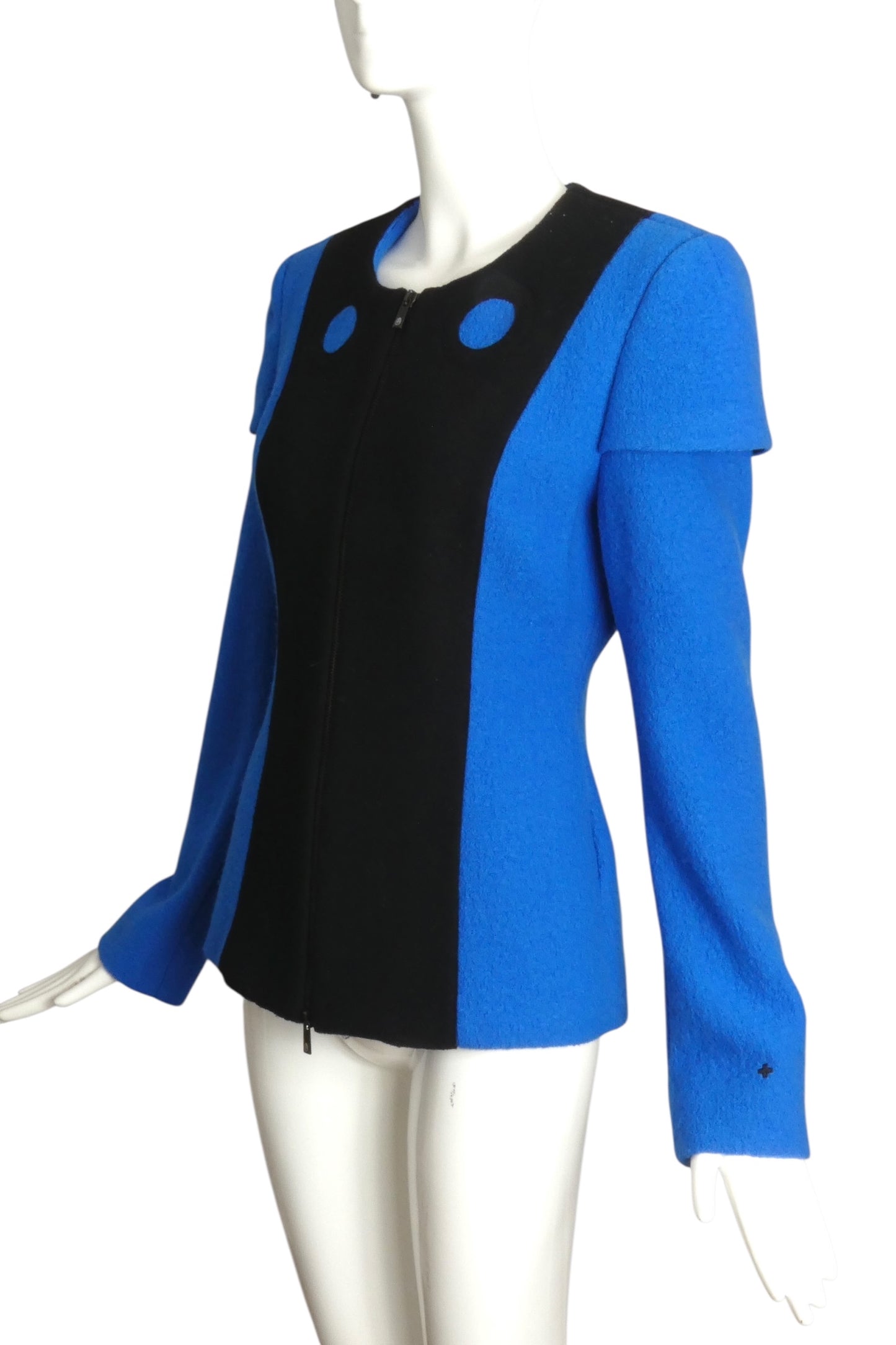 JC de CASTELBAJAC- NWT 2012 Wool Boucle Jacket, Size 10