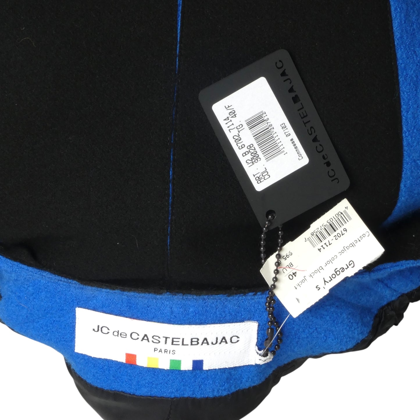JC de CASTELBAJAC- NWT 2012 Wool Boucle Jacket, Size 10