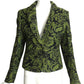 JC de CASTELBAJAC- NWT 2013 Floral Brocade Blazer, Size 8
