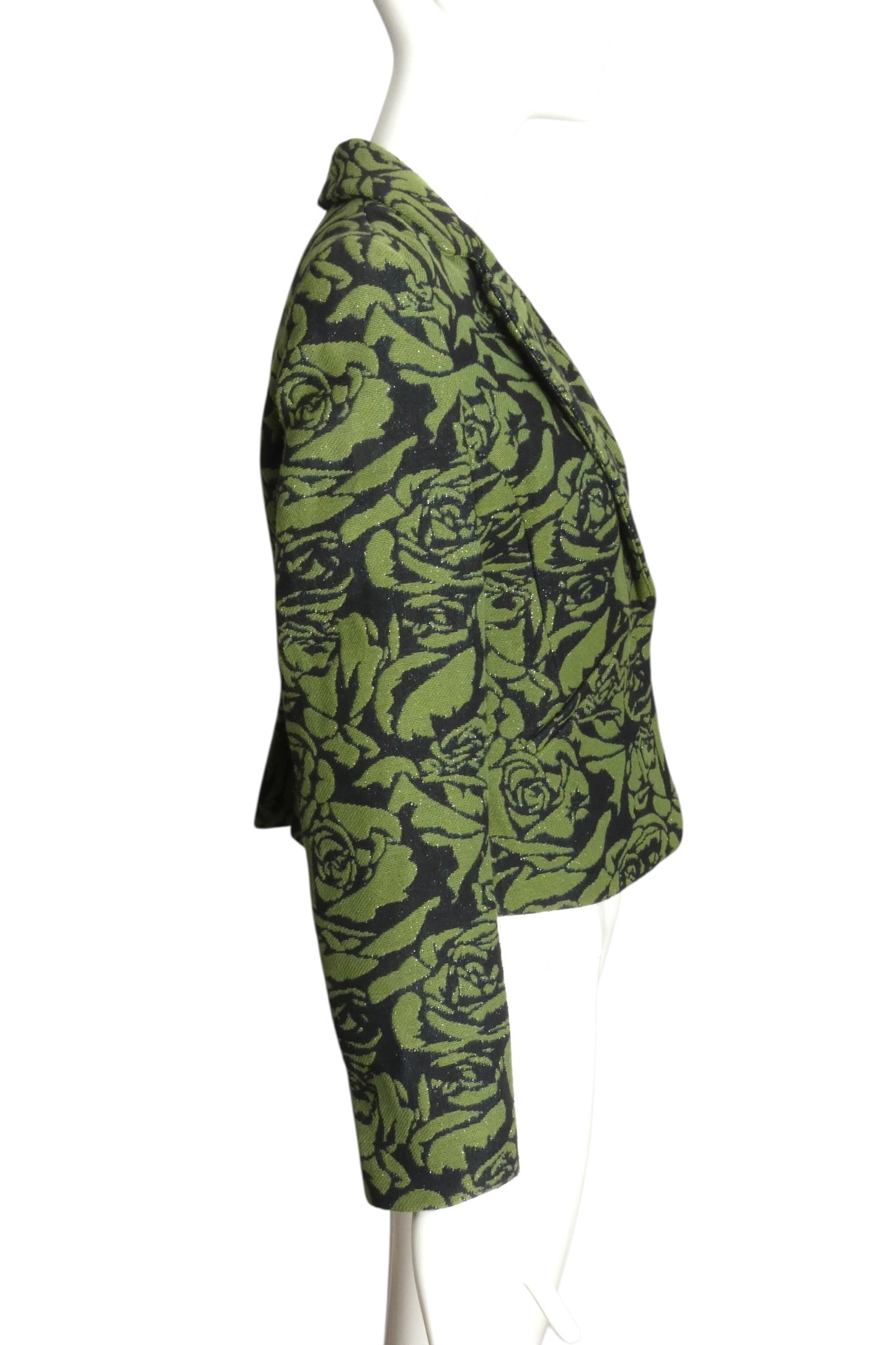 JC de CASTELBAJAC- NWT 2013 Floral Brocade Blazer, Size 8