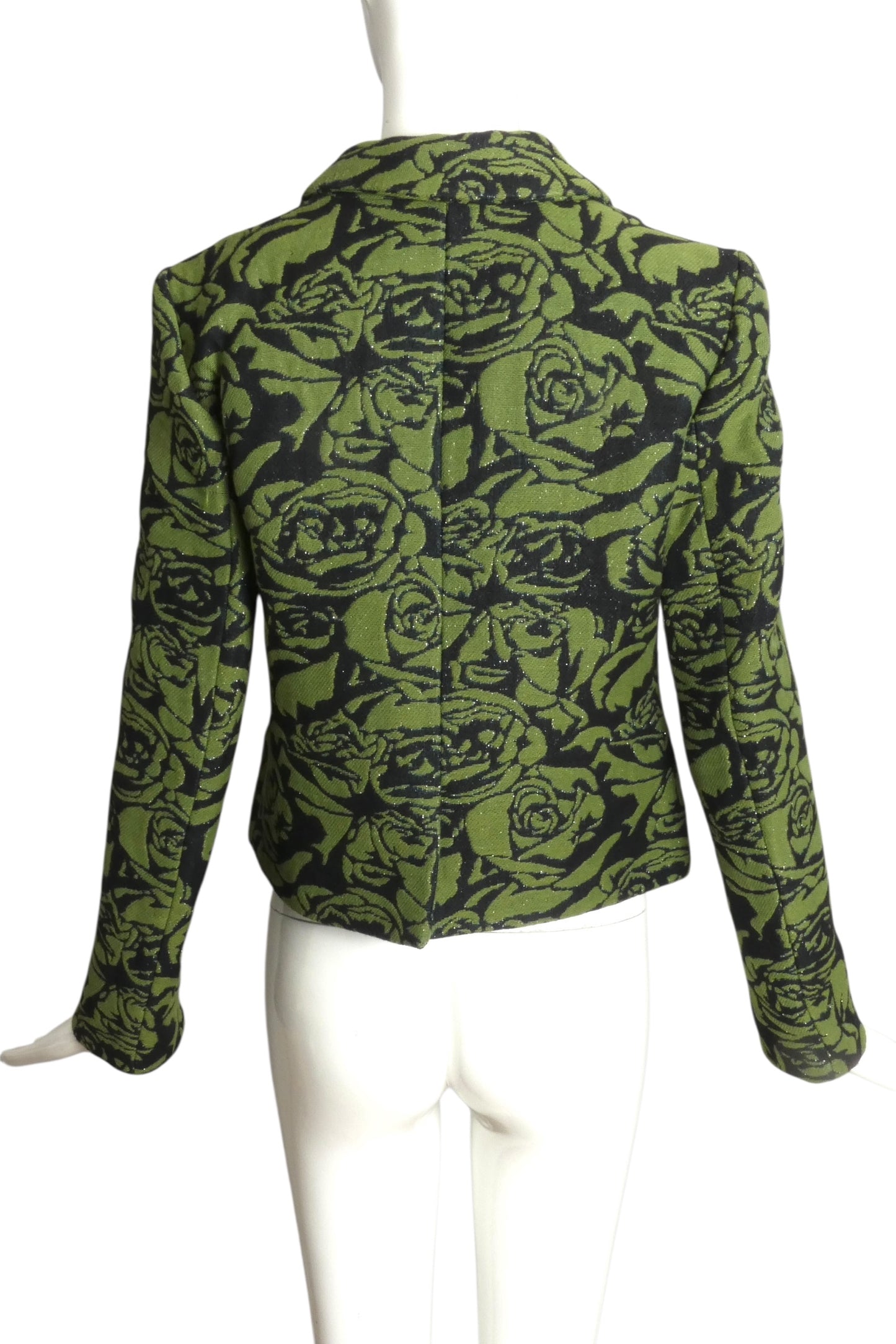 JC de CASTELBAJAC- NWT 2013 Floral Brocade Blazer, Size 8