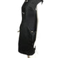 JC DE CASTELBAJAC- NWT Black Satin Drawstring Dress, Size 10