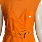 JC DE CASTELBAJAC- NWT Orange Cotton Dress, Size 10