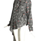 THOMAS WYLDE- NWT Sunglass Print Silk Blouse, Size Medium
