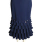 DION LEE- NWT Navy Slash Skirt, Size 4
