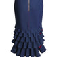 DION LEE- NWT Navy Slash Skirt, Size 4