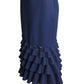 DION LEE- NWT Navy Slash Skirt, Size 4
