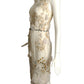 MANDALAY-NWT Beaded Floral Chiffon Dress, Size 4