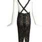 MANDALAY-NWT Black Sequin Cocktail Dress, Size 8
