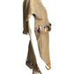AMUSE- NWT Embellished Fringe Linen Ensemble, Size Small