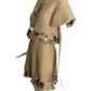 AMUSE- NWT Embellished Fringe Linen Ensemble, Size Small