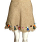 AMUSE- NWT Embellished Fringe Linen Ensemble, Size Small