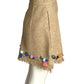 AMUSE- NWT Embellished Fringe Linen Ensemble, Size Small