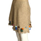 AMUSE- NWT Embellished Fringe Linen Ensemble, Size Small