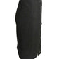 MOSCHINO CHEAP & CHIC- NWT Black Wool Zipper Pencil Skirt, Size 6