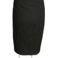 MOSCHINO CHEAP & CHIC- NWT Black Wool Zipper Pencil Skirt, Size 6